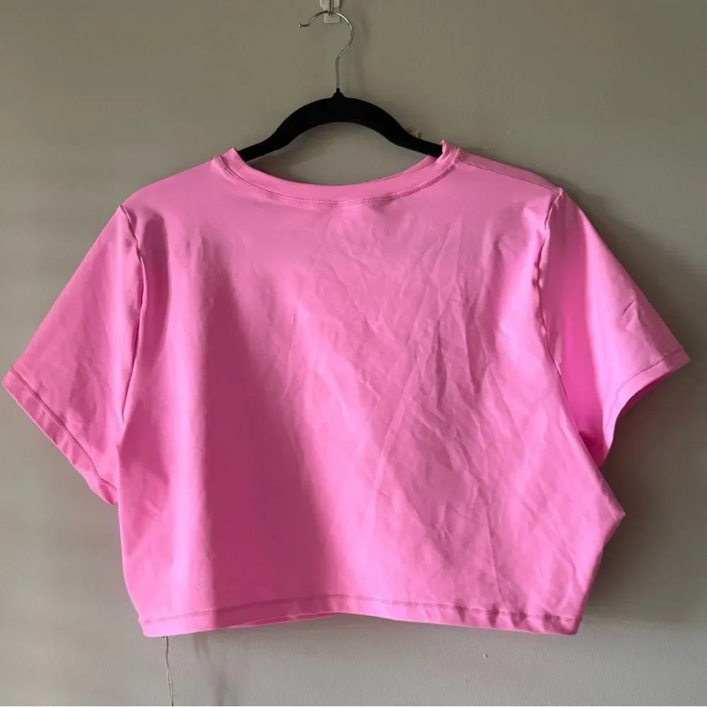 NWT Skims Swim Shirt Tee - Taffy Vibrant Pink Swim T-Shirt Size 4X